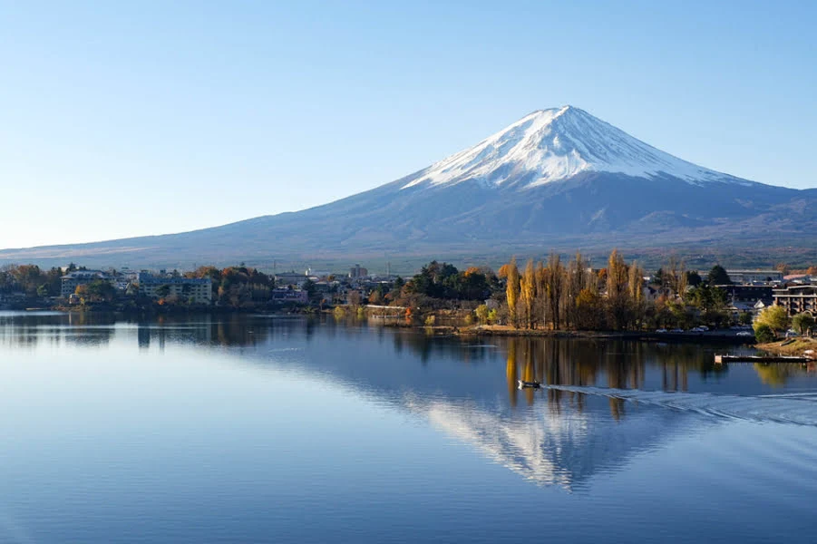 uitzicht op Mount Fuji